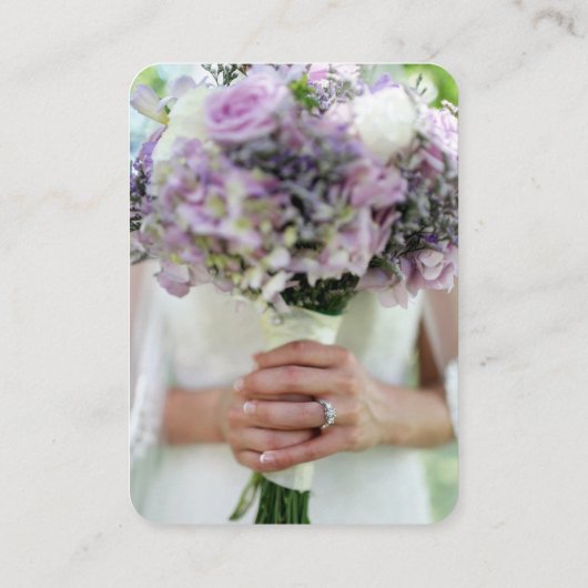 QRコードと写真2枚のハネムーン基金 エンクロージャーカード (裏面)