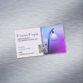 QRコードと写真 マグネット名刺 (インサイチュ)