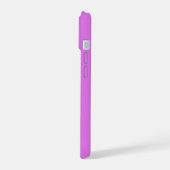 QRコードと文字カスタムiPhoneケース iPhone 15ケース (左側面)
