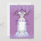 QRコードによるブライダルシャワーの増加 招待状 (正面)