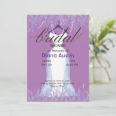 QRコードによるブライダルシャワーの増加 招待状 (スタンド正面)