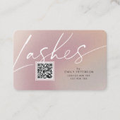 QRコードのおモダンしゃスタイリッシュれなラッシュ名刺 名刺 (正面)