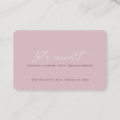 QRコードのおモダンしゃスタイリッシュれなラッシュ名刺 名刺 (裏面)