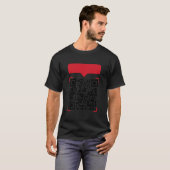 QRコードのついた下手なジョークTシャツ Tシャツ (正面フル)