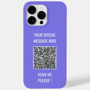 QRコードのカスタム文字とカラーギフトおもしろい Case-Mate iPhone 14 PRO MAXケース