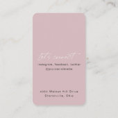 QRコードのシッモダンクなトレンディーの整髪(縦) B 名刺 (裏面)