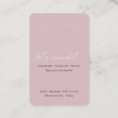 QRコードのシッモダンク爪、 ネイル（縦） 名刺 (裏面)