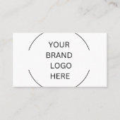 QRコードのシンプル 名刺 (正面)