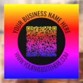 QRコードのスキャンと文字カスタムウィンドウの固定 ウィンドウサイン (シート2)