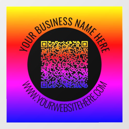 QRコードのスキャンと文字カスタムウィンドウの固定 ウィンドウサイン (シート)