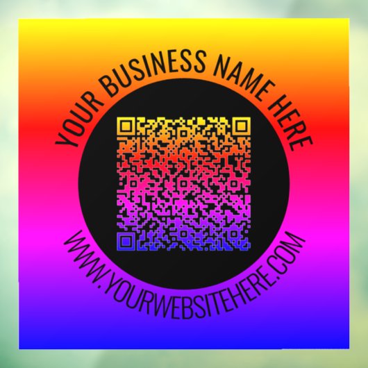 QRコードのスキャンと文字カスタムウィンドウの固定 ウィンドウサイン (シート3)