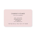 QRコードのビジネスロゴ |ピンクモダン赤面