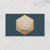 QRコードのビジネスロゴ | モダン生業慣習 名刺 (裏面)