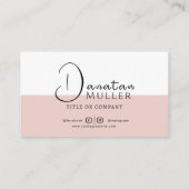 QRコードのビジネスロゴ 名刺 (裏面)