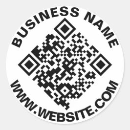 QRコードの作成 – シンプルRound 20ステッカー ラウンドシール