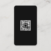 QRコードの写結婚真者ソーシャルメディアのアイコン 名刺 (裏面)
