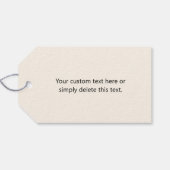 QRコードの即時作成 | 編集可能オフ白 ギフトタグ (裏面横)