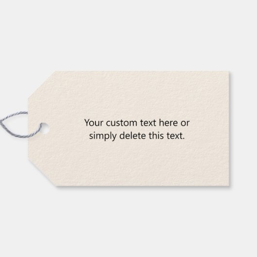 QRコードの即時作成 | 編集可能オフ白 ギフトタグ (裏面横)