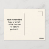 QRコードの即時作成 | 編集可能オフ白 ポストカード (裏面)