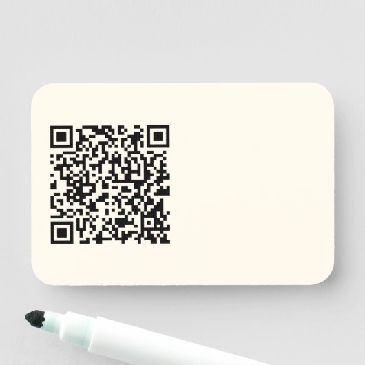 QRコードの即時作成 | 編集可能オフ白 名札 (インサイチュ)