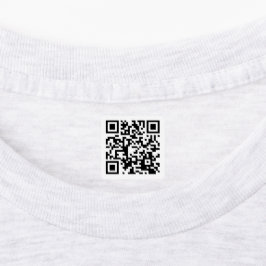 QRコードの即時作成 |防水の衣類 ラベル