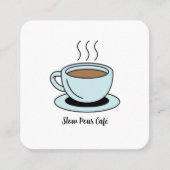 QRコードの名刺を接続する スクエア名刺 (正面)