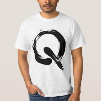 QRコードの探求QのTシャツ Tシャツ