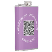 QRコードの文字カスタムのフラスコ色の選択 フラスク (右)