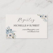 QRコードの結婚レジストリエンクロージャカード エンクロージャーカード (正面)