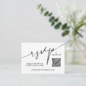 QRコードの結婚式 エンクロージャーカード (スタンド正面)