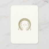 QRコードの結婚Webサイト情報アールヌーボーエンクロージャ エンクロージャーカード (裏面)