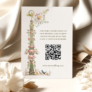QRコードの結婚Webサイト情報エンクロージャ エンクロージャーカード