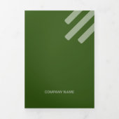 Qrコードの緑の四角形の種類 三つ折りカード (カバー)