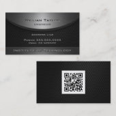 QRコードの金属優雅2 名刺 (正面/裏面)