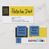 QRコードの関係団体のコーチの名刺 名刺 (正面/裏面)