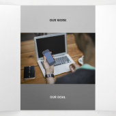 Qrコードの黒い色調の種類 三つ折りカード (内部中)