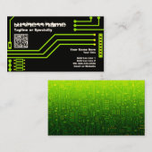 qrコードのCPU v.3 名刺 (正面/裏面)