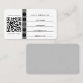 QRコードは当社と接続 名刺 (正面/裏面)