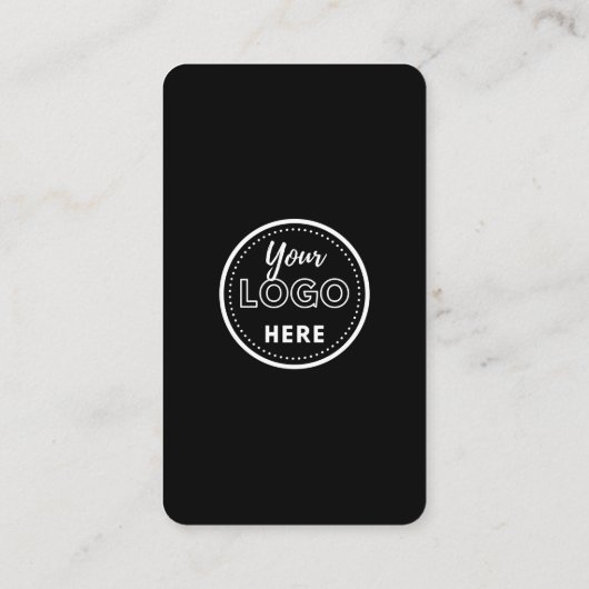 QRコードは米国と接続トレンディーSNSブラック エンクロージャーカード (裏面)