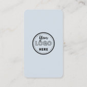 QRコードは米国ソーシャルメディアソフト海軍と接続 名刺 (裏面)