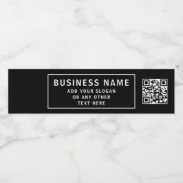 QRコードまたはロゴとカスタマイズ可能なテキストをアップロード ペットボトルラベル