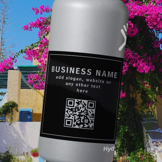 QRコードまたはロゴのアップロード |トランスペラント&ブラック シール