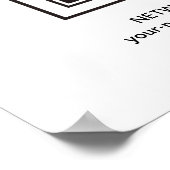 QRコードをスキャンしてインターネットパスワードアクセスに接続 ポスター (角)