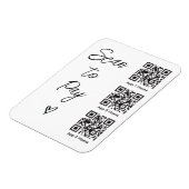 QRコードをスキャンしてビジネス向けデジタル決済を支払う マグネット (左側)