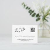 QRコードをスキャン ウェディングサイト ご予約席 エンクロージャーカード (スタンド正面)