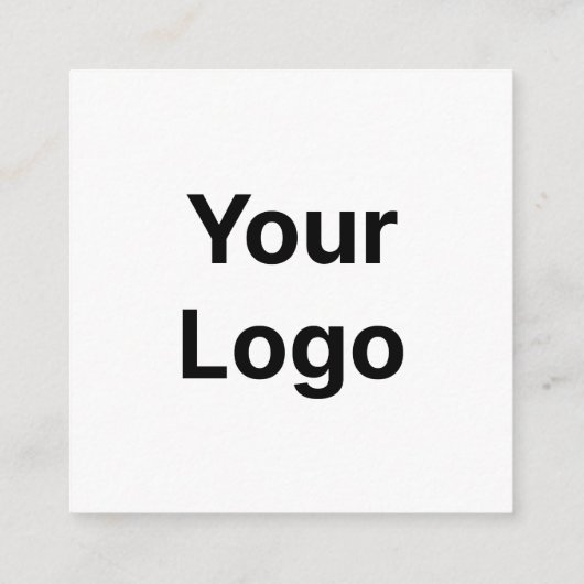 QRコードを使用したカスタマイズ可能な名刺 スクエア名刺 (裏面)