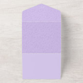 QRコードを使用したワンウェディングでの写真の招待 オールインワン招待状 (外側)