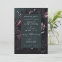 QRコードを使用した暗いムーディフローラ