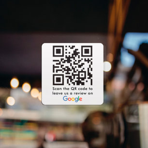 QRコードを使用したGoogleレビュー要求 スクエアシール