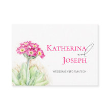 QRコードを使結婚用したアルパインプリムローズアートの情報